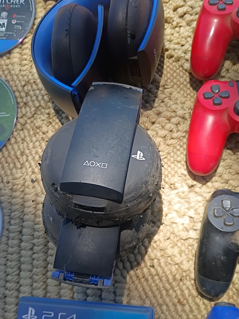 Sony PS4 Carnival Games Blue Case